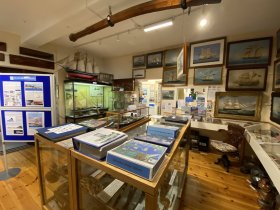 Ship Room at Salcombe Maritime Museum