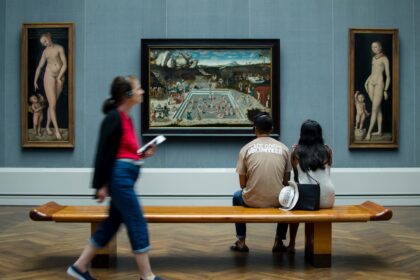 People in a gallery