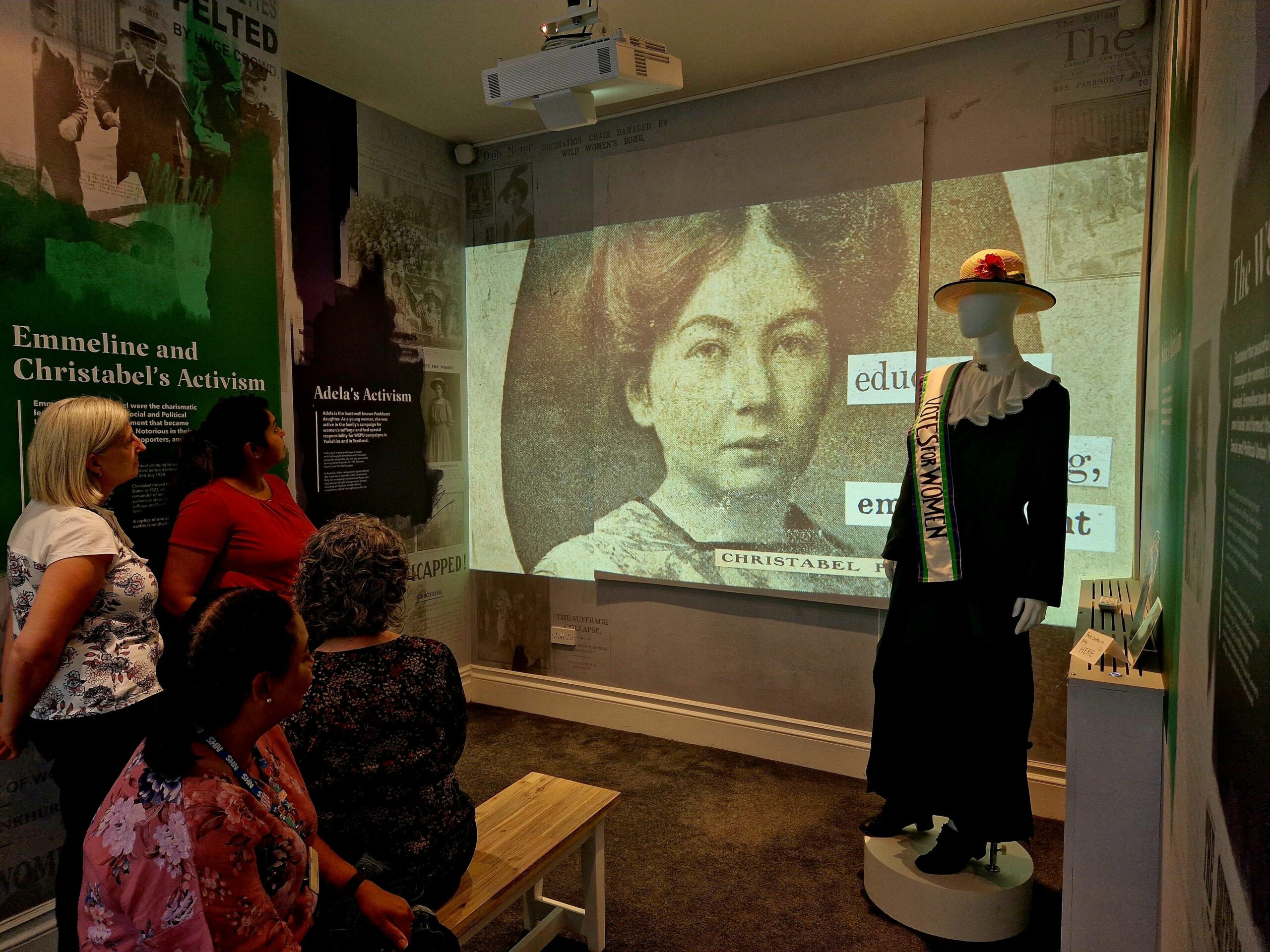 Group visit at The Pankhurst Centre